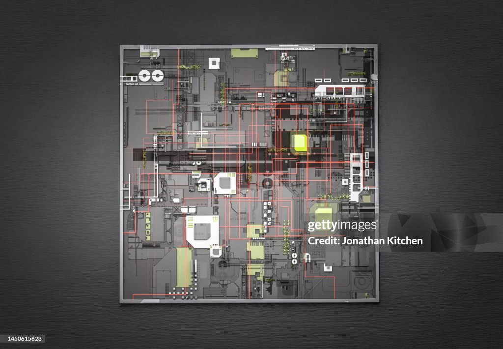 Getty Images Computer Processing A High Tech Computer Processor 3 High-Res Stock Photo - Getty Images