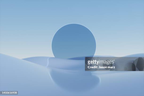 3d rendered blue waves - idyllic stock pictures, royalty-free photos & images
