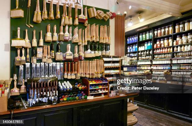 Views of the art shop L. Cornelissen & Son on September 9,2015 in London, England.