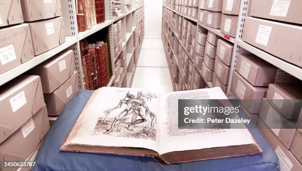 The Archive Storage at the Royal Institution on May 20,2013 in London, England.