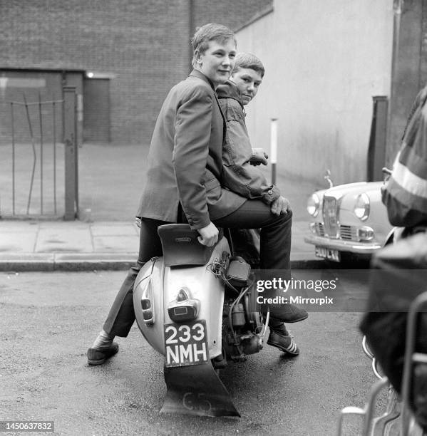 Mod Rocker Scooter 220 Mods Rockers 1964 Stock Photos, High-Res Pictures, and Images ...