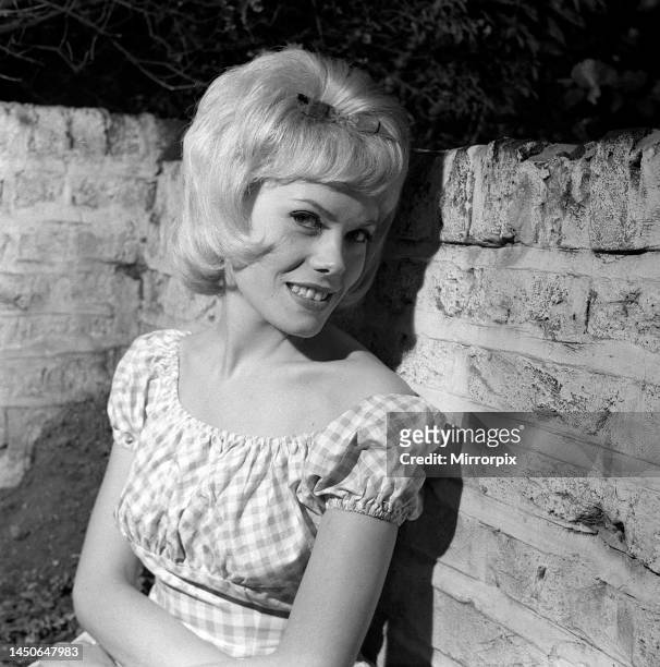 Actress and model Wendy Richard aged 19 years old. 19th July 1962.