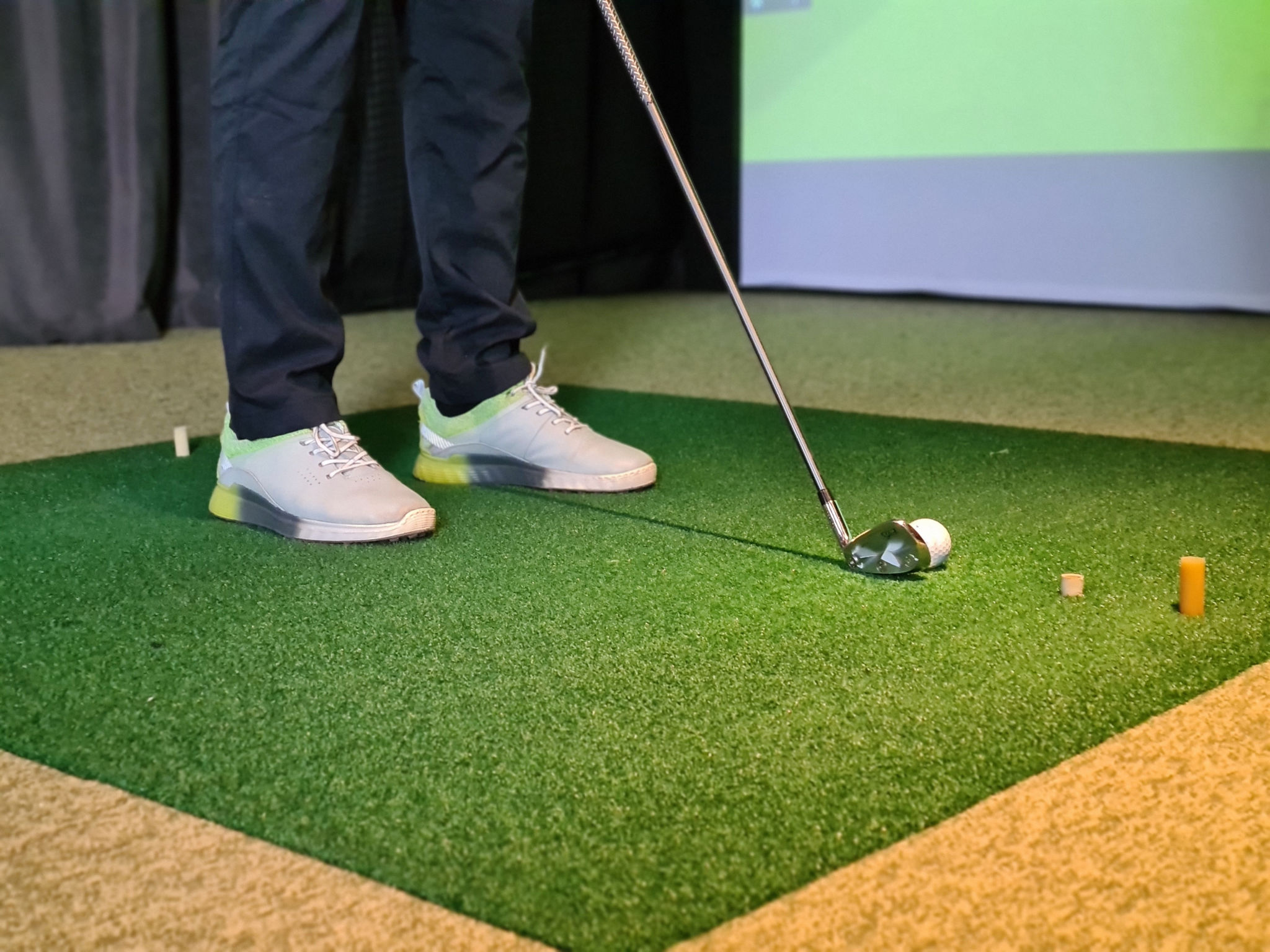 compact golf setup