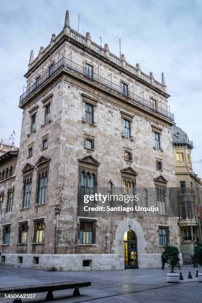 palau de la generalitat valenciana - palácio imagens e fotografias de stock