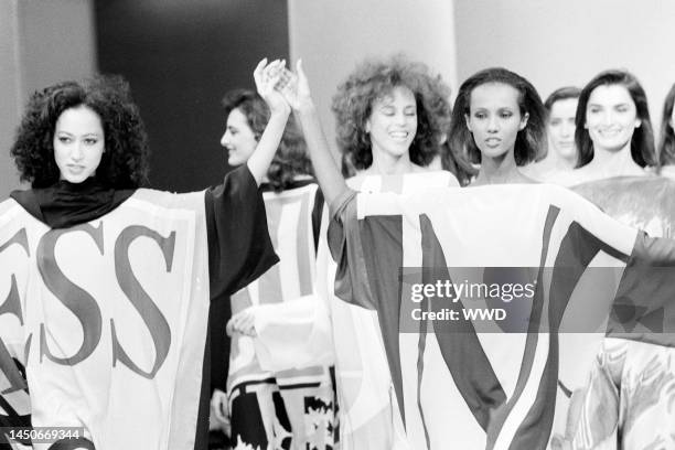 Model Pat Cleveland, Model Alva Chinn, Model Iman