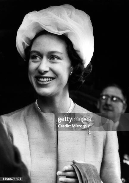 Princess Margaret in Stoke-on-Trent. July 1964.