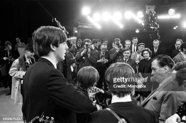 The Beatles on the Ed Sullivan Show. 9th February 1964.