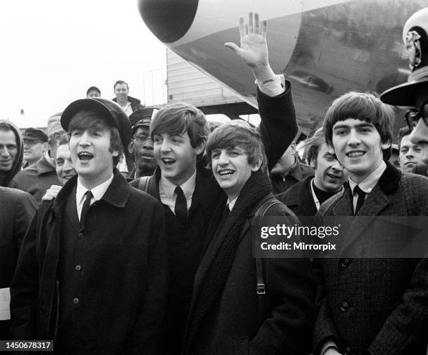 The Beatles in New York. February 1964.