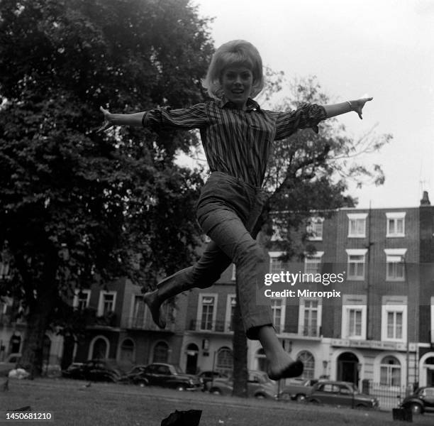 Actress and model Wendy Richard aged 19 years old. 19th July 1962.