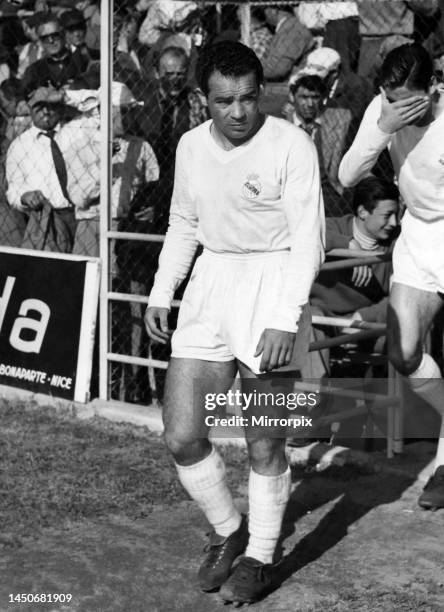 European Cup Quarter Final Second Leg match at the Stade Du Ray in Nice. Nice 2 v Real Madrid 3. . Madrid's José Iglesias Fernández, nicknamed...