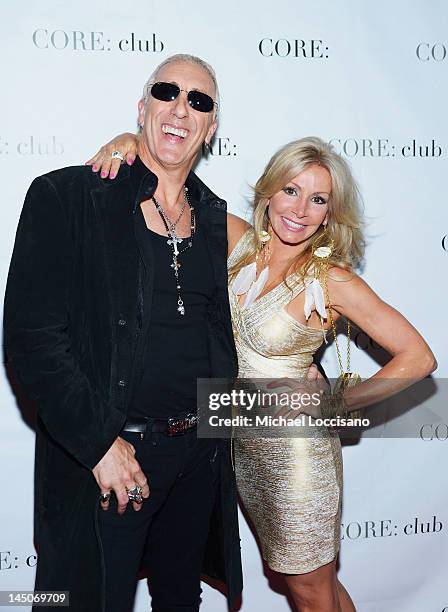 Personality/Singer Dee Snider and wife Suzette Snider attend an Exclusive Panel Discussion as Celebrity Apprentice Contestants Reunite at CORE: club...