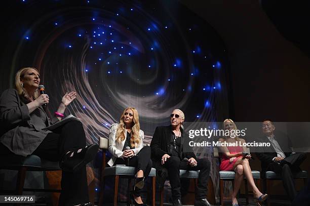 Personalities Comedian/Host Lisa Lampanelli, Singers Aubrey O'Day, Dee Snider and Debbie Gibson, and actor George Takei take part in an Exclusive...