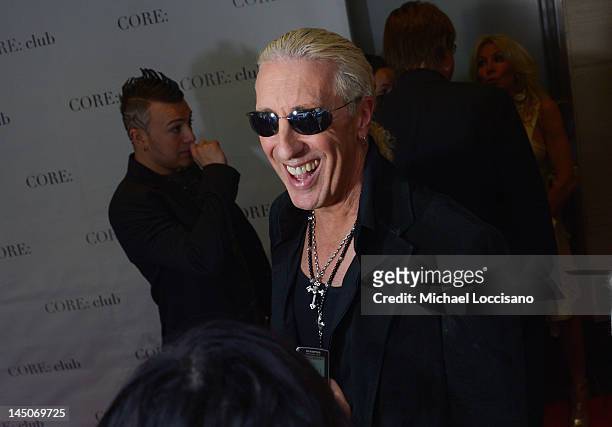 Personality/Singer Dee Snider is interviewed during an Exclusive Panel Discussion as Celebrity Apprentice Contestants Reunite at CORE: club on May...