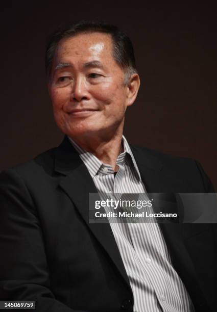 Personality/actor George Takei takes part in an Exclusive Panel Discussion as Celebrity Apprentice Contestants Reunite at CORE: club on May 22, 2012...