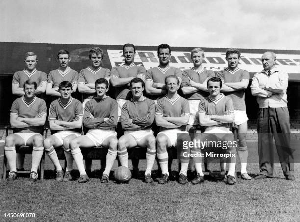 Cardiff City football team , 1963-64. Back Row: Gareth Williams, Barrie Hole, Don Murray, John Charles, Mel Charles, Trevor Peck, Steve Gammon and...