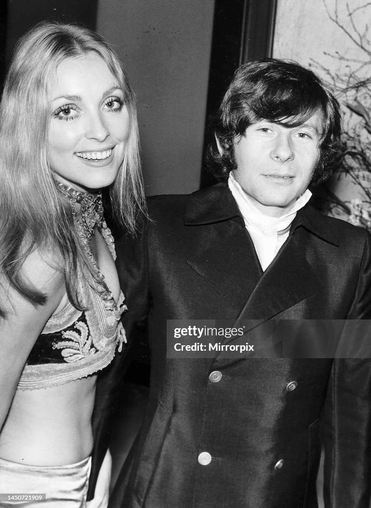 Sharon Tate and Roman Polanski pictured at a reception held at... News