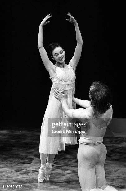 Rudolf Nureyev and Margot Fonteyn seen here at the press photo call for the Royal Ballet's production of Pelleas Et Melisande. March 1969.