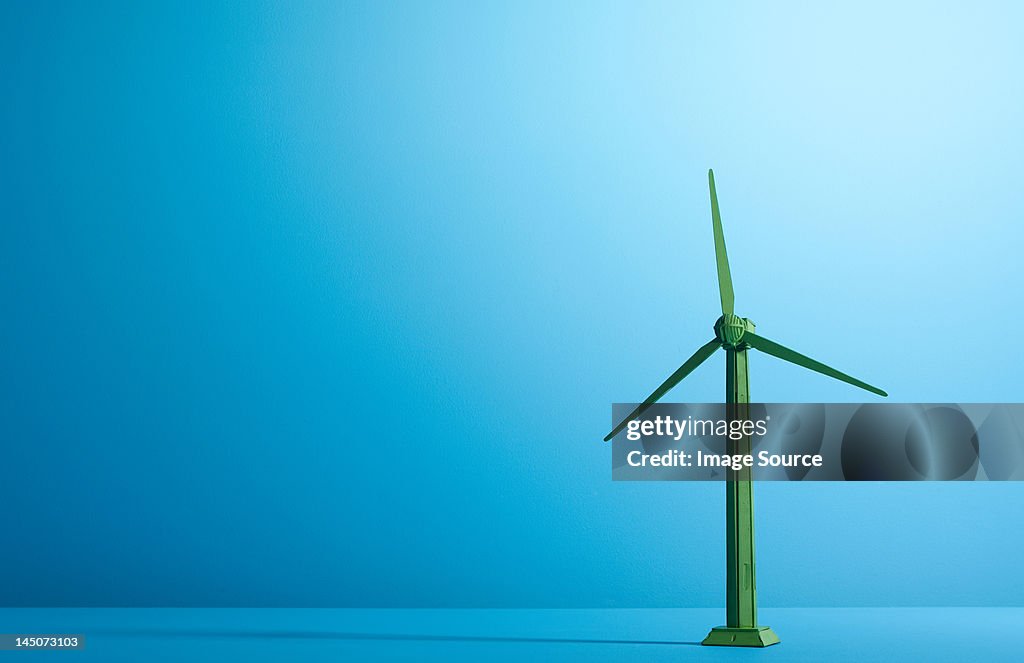 Model of a wind turbine