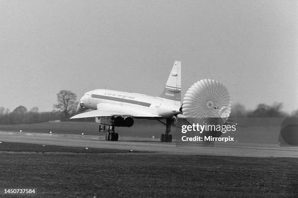 Concorde First Prototype Parachute Building Photos and Premium High Res Pictures - Getty Images