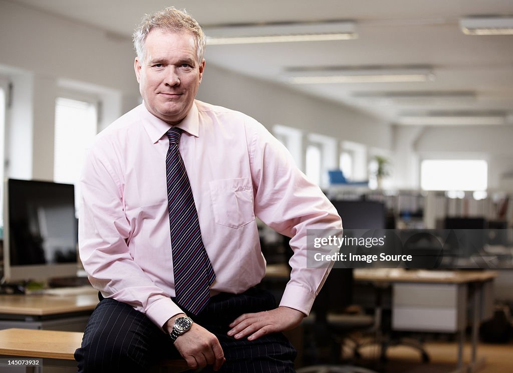 Geschäftsmann in Büro