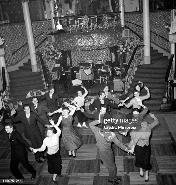 Glasgow Sinners, dancers at the Cafe de Paris. March 1957.