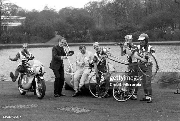 Chris Barber March 1969. Famous band leader and trombone player is a very keen racing motorist and friend of the very famous men in racing including...