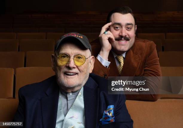 Longtime manager Shelly Berger and actor Reed Campbell are photographed for Los Angeles Times on December 14, 2022 in Los Angeles, California....