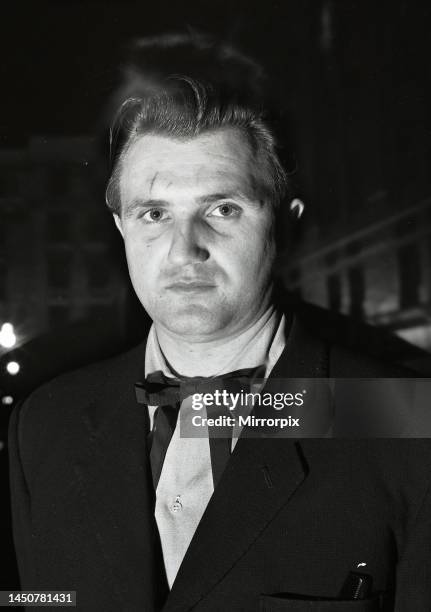 Youth Culture Teddy boy Tony Reuter leader of the Elephant Boys gang1955.