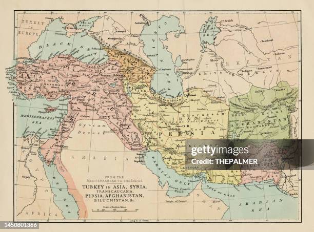 illustrations, cliparts, dessins animés et icônes de carte de la turquie, perse, afghanistan, syrie - afghanistan