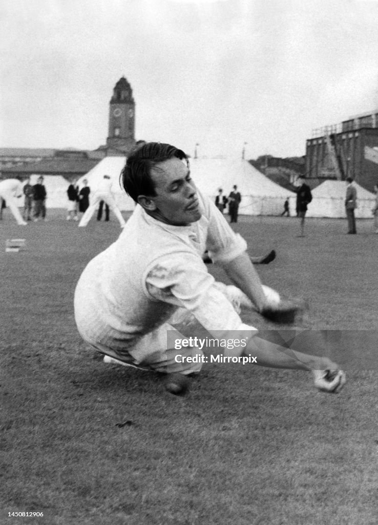 Reverend David Sheppard, England and Sussex cricketer July 1957