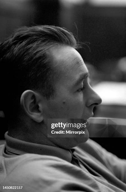 Derby manager Brian Clough ponders the league cup draw the morning after his team's success at the baseball ground against Crystal Palace. 30th...