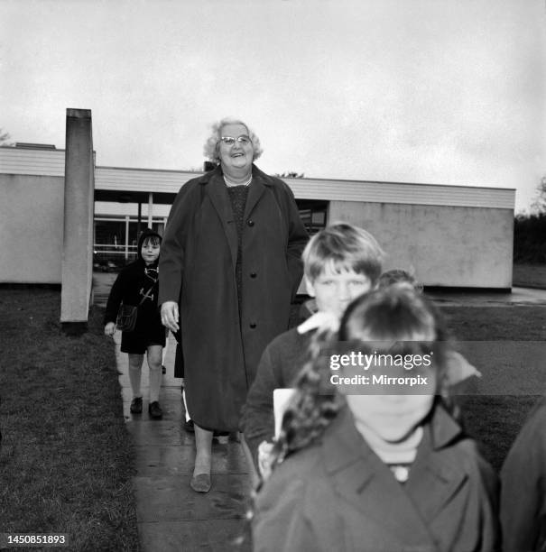 Miss Marjorie Wilson, sister of the Prime Minister, did not join in the Teachers Strike but attended her school at Biscovey, Cornwall. In the absence...