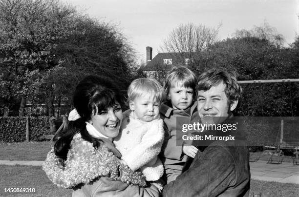 Family pictures of Alan and Maureen Rothwell, with babies Toddy and Ben months, playing on the swings and slides at their local play ground. November...