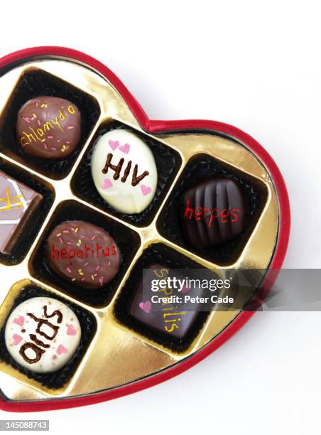 sti chocolates - syphilis fotografías e imágenes de stock