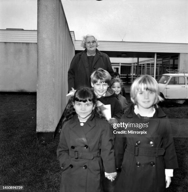 Miss Marjorie Wilson, sister of the Prime Minister, did not join in the Teachers Strike but attended her school at Biscovey, Cornwall. In the absence...