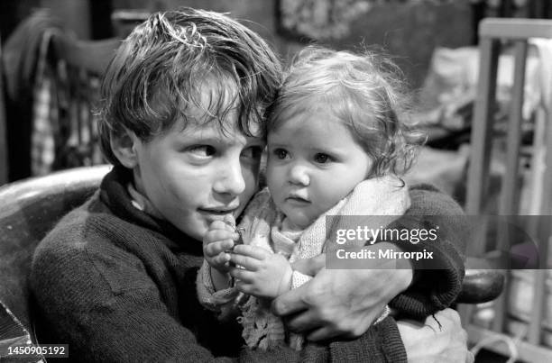 Year old Michael Reynolds and 8 month old Claire Lewis were stealing the limelight on the set of BBC TV's The Doctors today. They were taking part in...