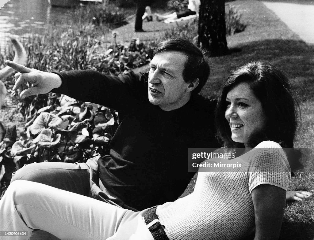 Angiediana Rigg Diana Rigg with Shakespearian director Clifford Williams in Stratford ...