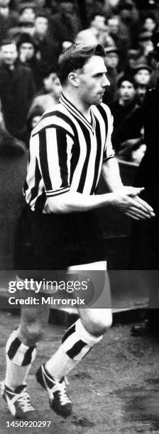 Former Newcastle United and Manchester United player Albert Scanlon. 26th November 1960.