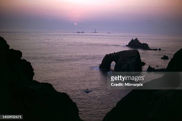 Land's End in Cornwall. 2nd October 1961.
