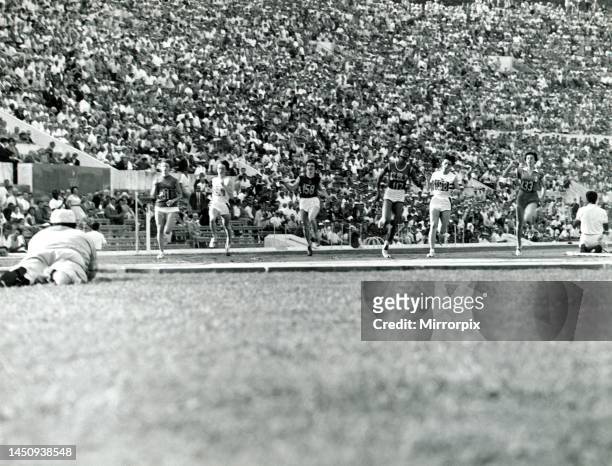 Wilma Rudolph in the 100m finals at the Olympic Games, Rome 1960. 1st September 1960.