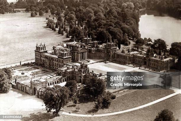 Blenheim Palace, Oxfordshire, August 1920.