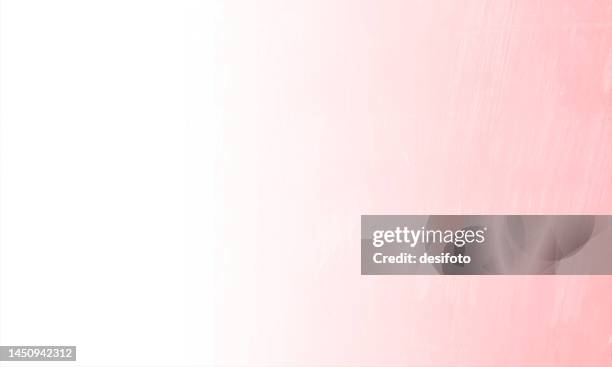 blank empty simple plain romantic soft pale peach or pastel pink and white coloured ombre faded stroked vector backgrounds - pink ombre stock illustrations
