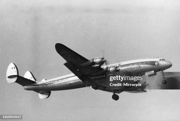 Lockheed First Plane 162 Lockheed Super Constellation Stock Photos, High-Res Pictures, and ...