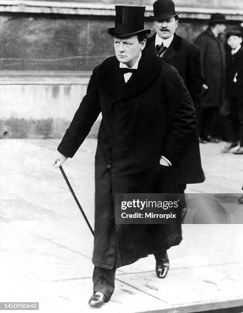 Winston Churchill MP Home Secretary January 1908.