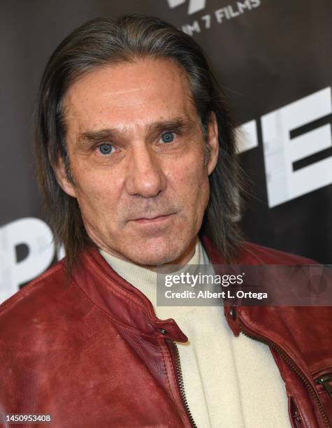 Gary Daniels attends a Special Screening Of "Repeater" held at Cinelounge Sunset on December 14, 2022 in Hollywood, California.