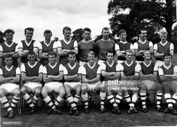 Arsenal team 1963-64Front Row - L to R - David Court, Terry Neill, Joe Baker, Freddie Clarke, John Barnwell, John McCleod, George Eastham, Jimmy...