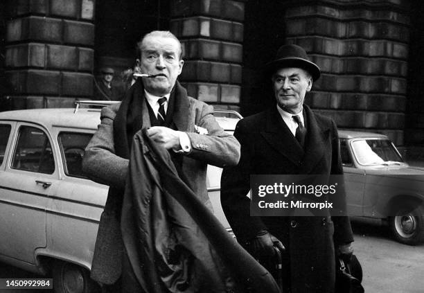 The Duke of Argyll seen here outside the Law Courts. 9th May 1963.