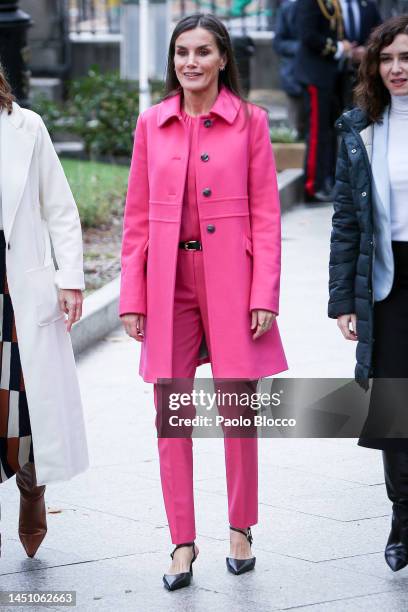 Queen Letizia of Spain visits the Niño Jesus University Children's Hospital on December 21, 2022 in Madrid, Spain.