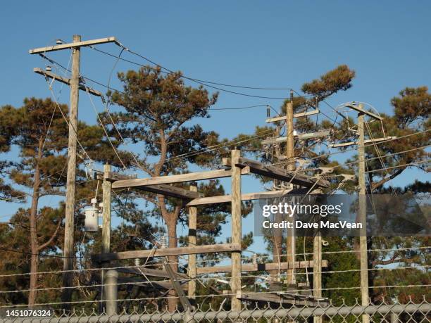 electrical grid components - southport north carolina stockfoto's en -beelden