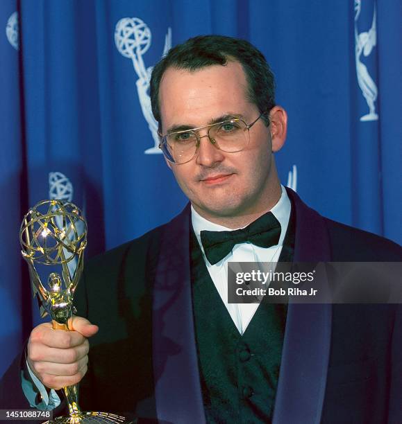 Files Writer Darin Morgan at the Emmy Award Show, September 8, 1996 in Pasadena, California.